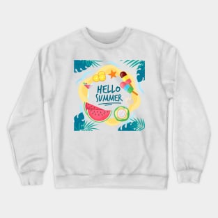 Hello Summer Crewneck Sweatshirt